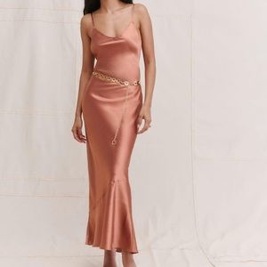 Reformation Parma Dress - Size S - Praline